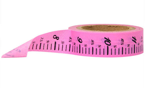Pink Ruler Washi Tape
